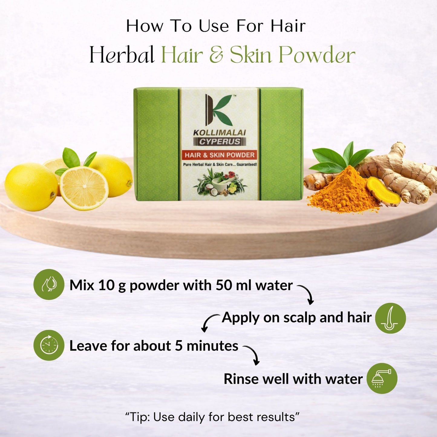 Herbal Hair & Skin Powder