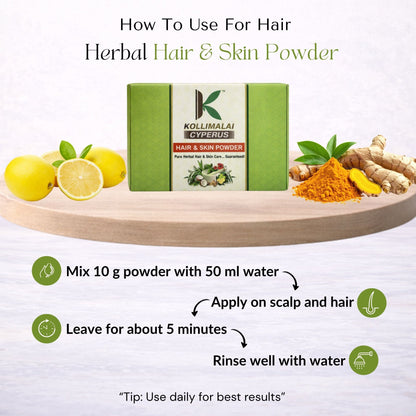 Herbal Hair & Skin Powder