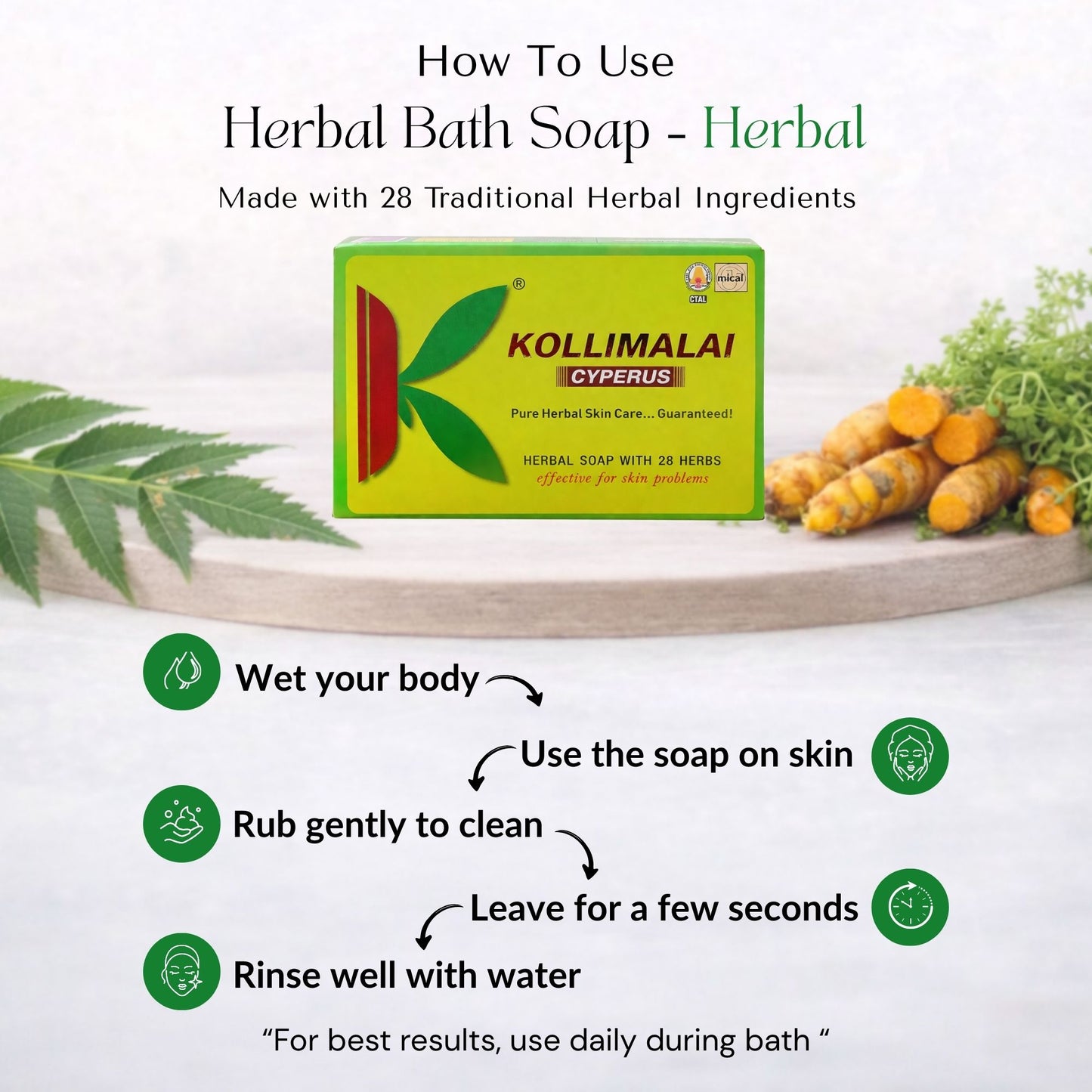 Herbal Bath Soap - Herbal